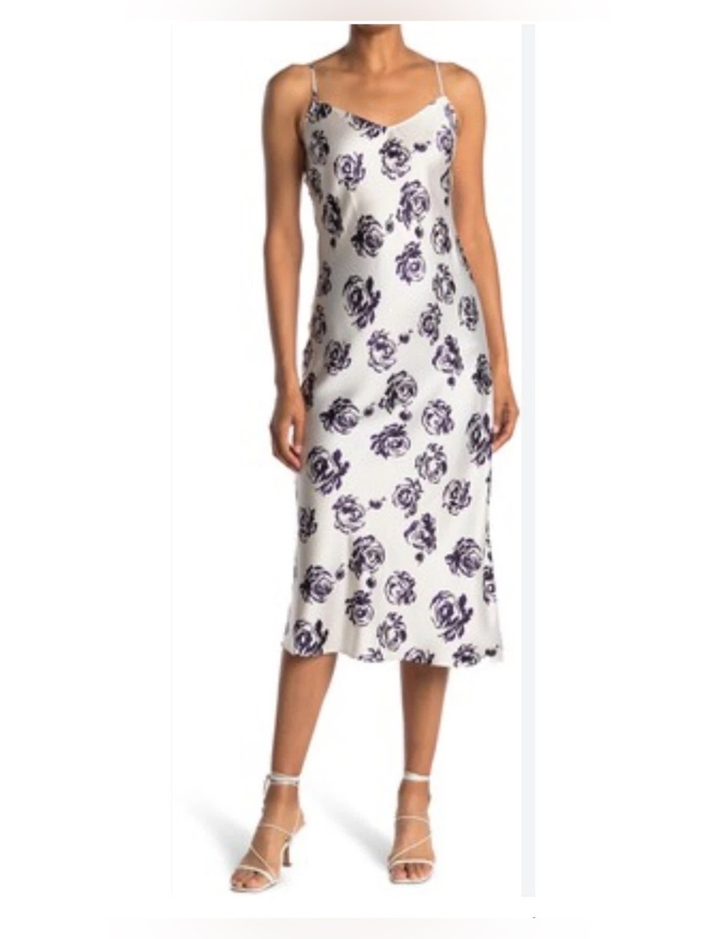 club monaco cocktail dress Slip Midi with Black Rose Print Size 10 NWT Color:Cotton Candy boho plus size wedding Mismatched Robes 20% mulberry silk